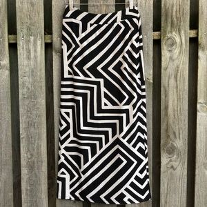 Geometric Maxi Anthropologie Skirt, Medium